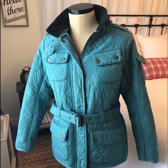 Barbour Lined Belted Jacket - Picture 1 of 8
